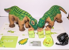 PLEO Ugobe Life Form PAIR of Dinosaurs 12006 Please Read 