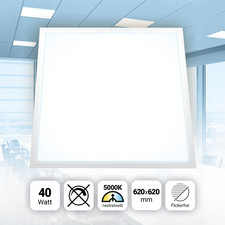 Xtend LED Panel 62x62 5000K Neutralweiß 40W flickerfrei PMMA ENEC inkl. Netzteil