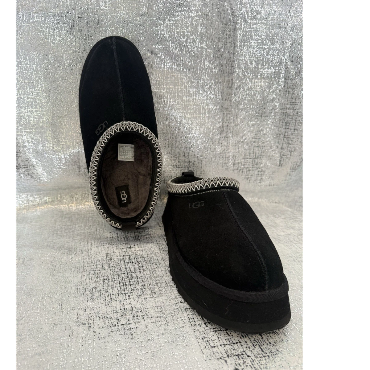 UGG Black Suede Shearling Clog Slippers Men’s 10 UGG® Anders for Men | UGG® main image 4