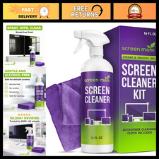 Screen Cleaner Spray 16oz - Safe for TV, Car, Laptop Computer - Streak-Free Sh