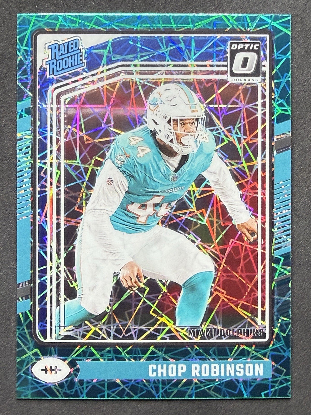 2024 Panini Donruss Optic - Rated Rookie Chop Robinson #219 Green Velocity Prizm