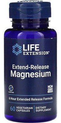 Life Extension Extend-Release Magnesium, prolonged heart and bone health and 60