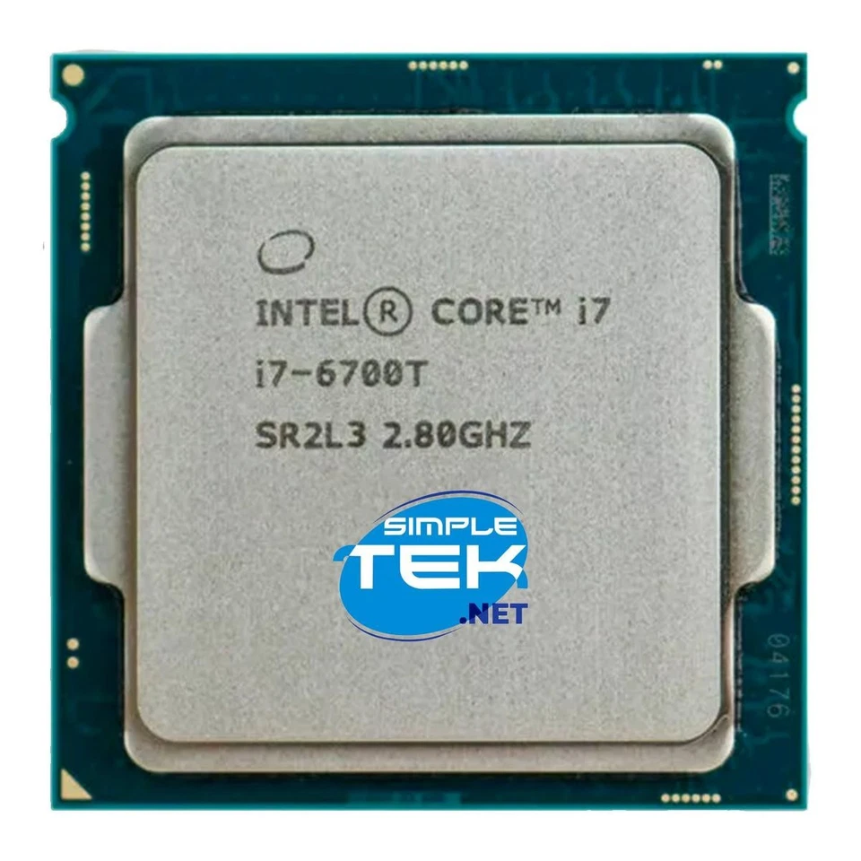 Intel Core i7 6700T LGA1151 V1 LGA 1151 35W Tdp CPU Processor 2,80GHZ 4C/8T - S - Image 2 of 4