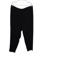 Chico  s Black Label Pull On Ankle Dress Pants Black Women  s Size 3