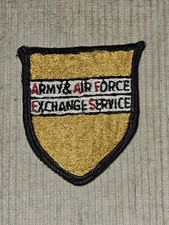 1970s 80s US Army Air Force AAFES Exchange Department Patch L@@K!!!
