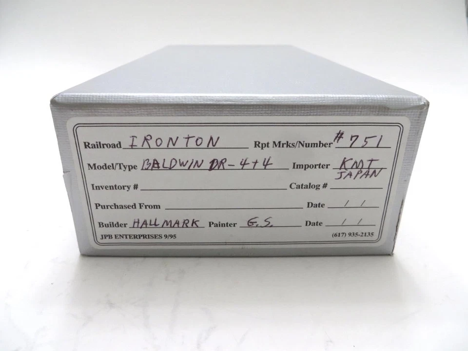 HO Brass Custom Painted IRONTON Baldwin DR-4-4 Diesel Switcher Not Working Boxed - Image 3 of 4