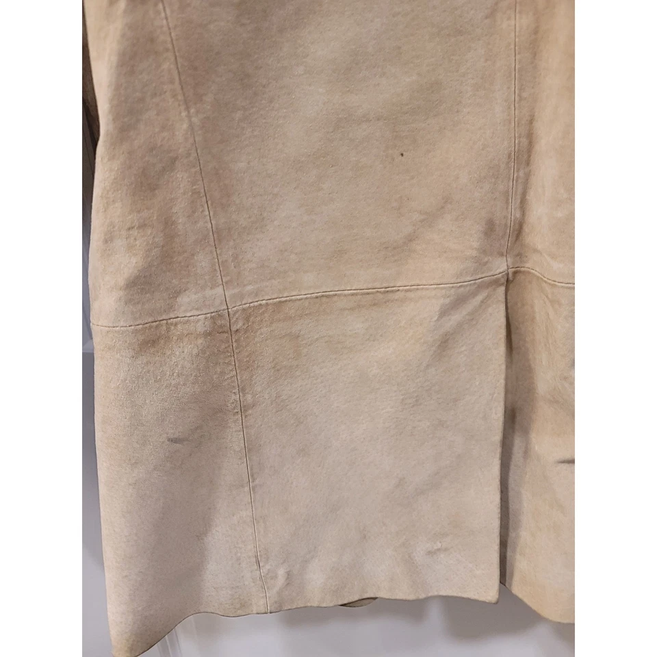 Bagatelle Vintage Leather Jacket with Stitching Detail - Image 4 of 4