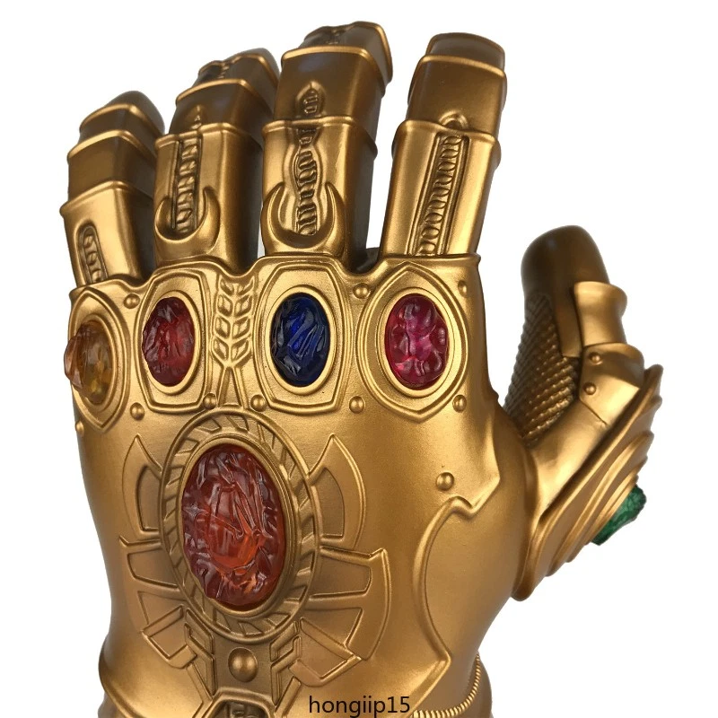 Thano Gloves Comic Cosplay Toys Iron Man Gifts Light Luminous Unisex New PVC - Image 3 of 4