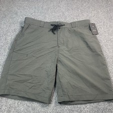 AVVA Brand Shorts Hyrbrid Mens 36 Gray Drawstring Zip Pockets NWT