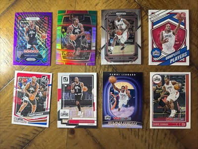 Kawhi Leonard Lot Of 8 Cards (20/21-24/25) Listed Below Clippers  MINT 