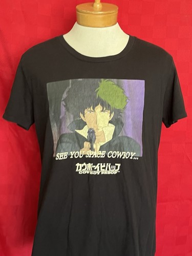 LOTTO 2 Camicie Anime XL Collezione Junji Ito Blacklight & Cowboy Bebop Sunrise - Foto 6 di 13