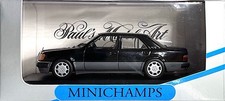 Minichamps 1 43 Mercedes Benz 500E V8 W124 Blue Black Mini Champs Mercedes Benz