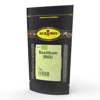 Basilikum 35g Bio Gewürz Herrmann Gewürze
