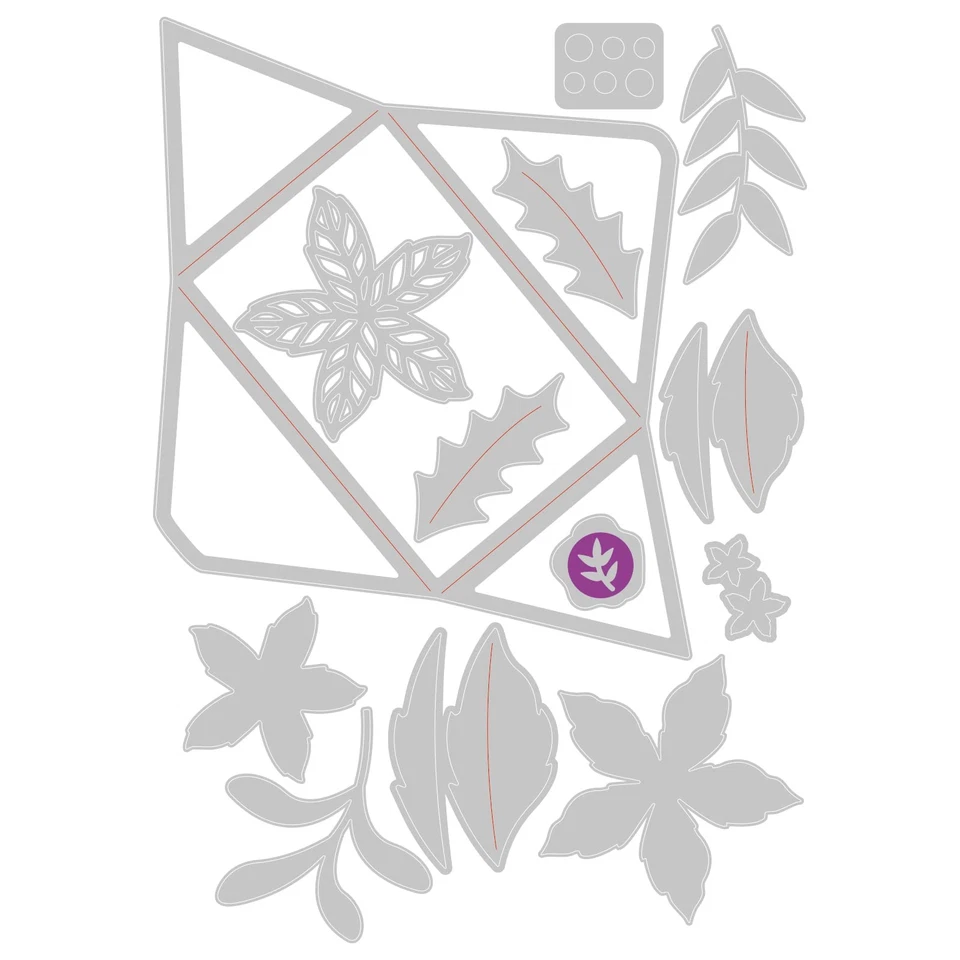 Set Festive Envelope by Chapter Sizzx Thinlits Stanzschablonen 13PK Festliche... - Bild 3 von 4