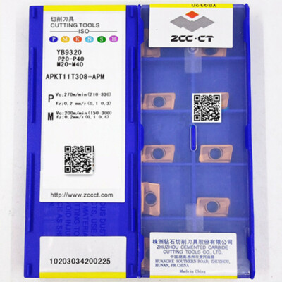10pcs APKT11T308-APM YB9320 ZCC.CT CNC Carbide Inserts Original | eBay