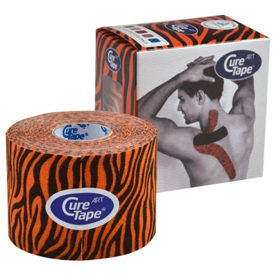 Cure Tape Art, 5 m x 5 cm, wasserfest, Tiger orange/schwarz - Bild 1 von 3