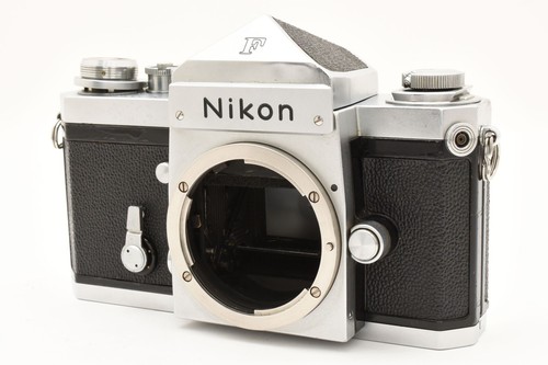 【Exc+4】 Nikon F Eye Level Silver 35mm Film Camera Body Late Model JAPAN