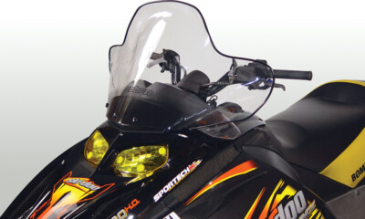 POWERMADD Cobra W/S Low Black 13.25'' S D Rev Hood Mtd Flyscreen 13040