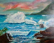 HAWAII ARTIST "PARADISE FOUND"  One of a Kind