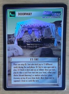 Star Trek CCG Q's Tent 1E Tournament Foil