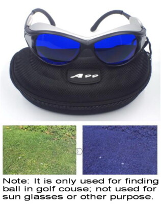 Great Gift A99 Golf E-2 Ball Finder Glasses Silver Frame to Find Finding Balls