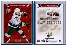 20/21 2020/21 Upper Deck AHL Red Parallel #213 Sam Anas - Iowa Wild