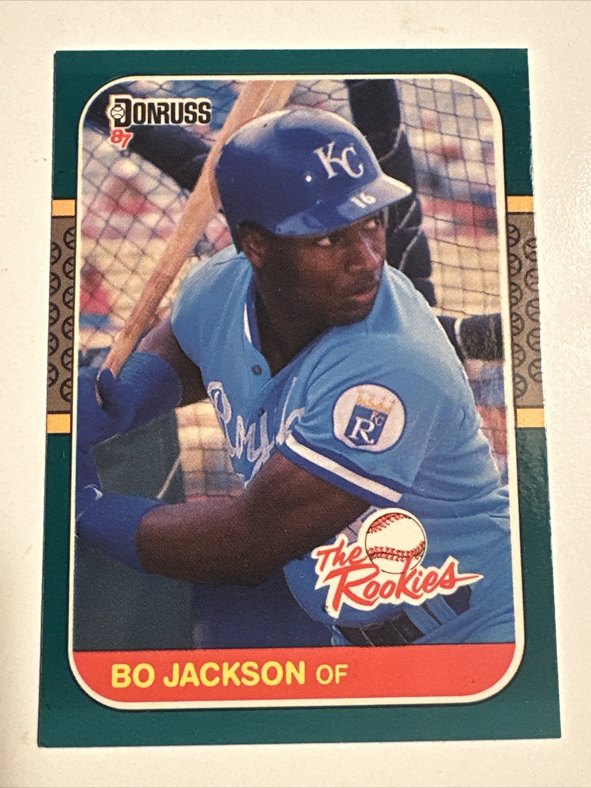 1987 Donruss #14 Bo Jackson The Rookies RC Kansas City Royals
