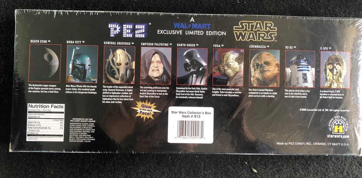 Star Wars Limited Edition PEZ Collectors Set 2005 MIB for sale