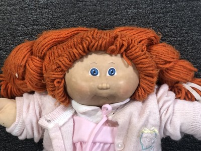 cabbage patch doll orange hair