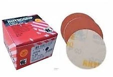 Indasa 3" Rhynogrip Hook and Loop Sanding Discs 80 thru 3000 Grit