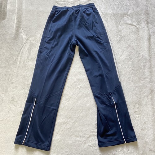 Youth Adidas Athletic Warm Up Track Pants Medium Navy Blue New With Tags - Picture 8 of 10