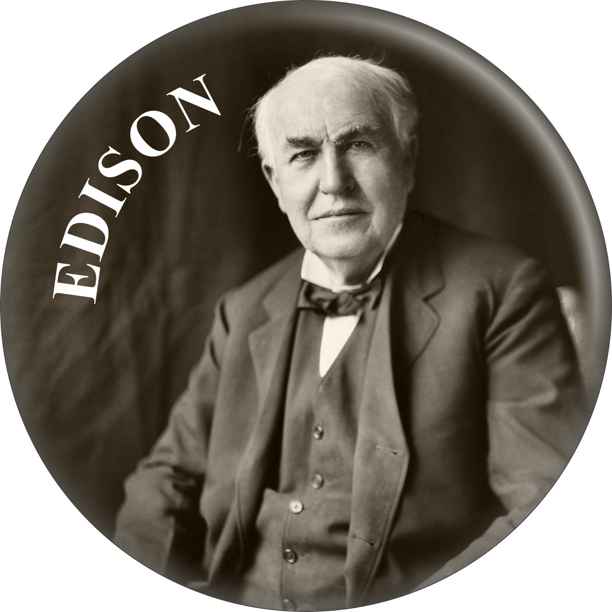 Magnet - Thomas Edison Inventor 19th Century Retro Science