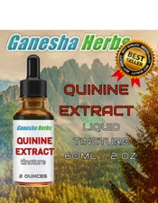 Quinine Liquid Tincture - Cinchona officinalis Bark 2oz / 60 ml. No Capsules!
