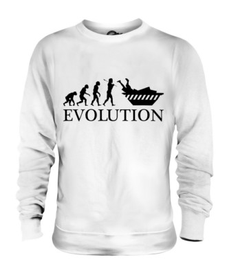 MÜLLCONTAINER TAUCHEN EVOLUTION OF MAN UNISEX PULLOVER HERREN DAMEN DAMEN GESCHENK BABY