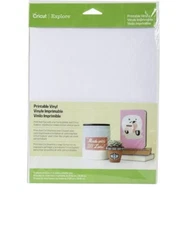 Cricut Printable Vinyl White- 10Sheets 8.5in x 11in (Cricut Maker/Explore) NEW