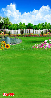 Spring 10'x20'Computer/Digital Vinyl Scenic Photo Backdrop