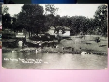 Hillsdale Michigan cold spring park Trout Hatchery 1909