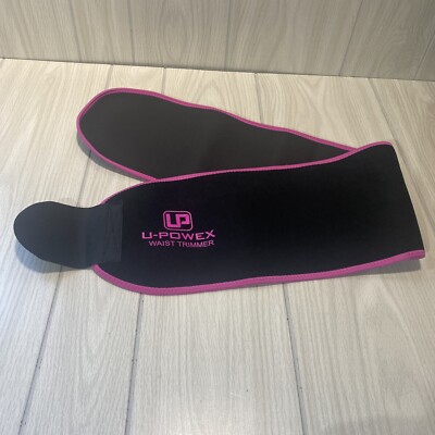 UP U-POWEX Waist Trimmer Black/Pink Size M Medium