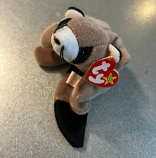 TY Beanie Baby - RINGO the Raccoon 8 inch - MWMTs Stuffed Animal Toy