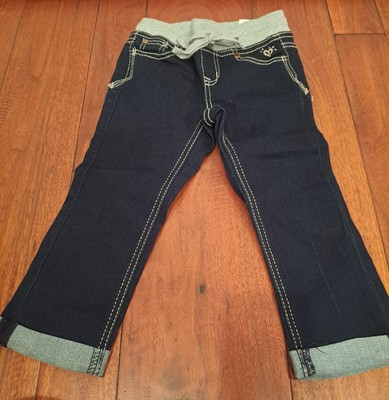 Justice Cuffed Jeans With Elastic Waist Band NWT Size 6R