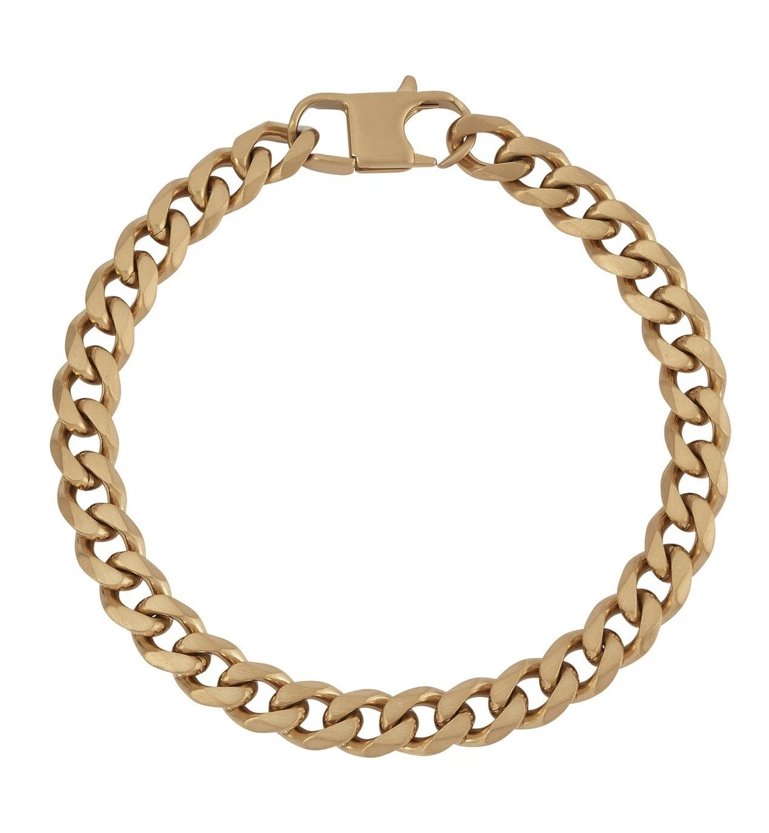 Mens simple gold bracelet sale