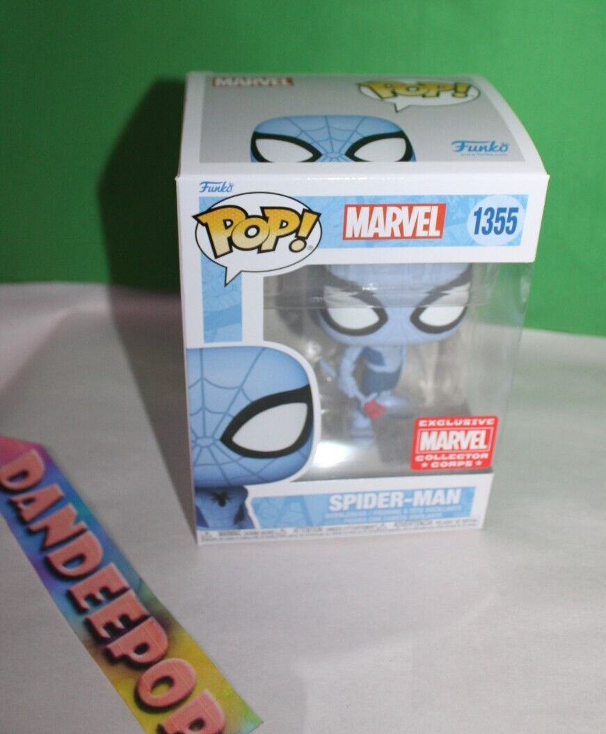Marvel Collector Corps Box Abbonamento – Spider-Man (Blu) Con Pop! E T-Shirt