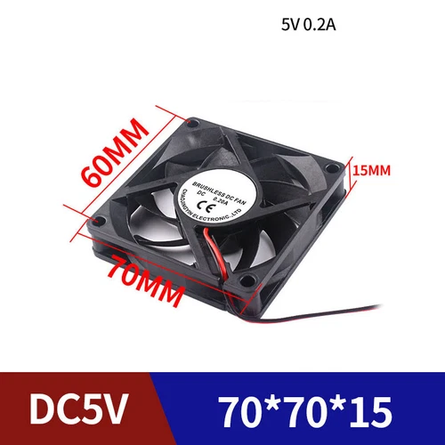 Lüfter Gehäuselüfter Radial Silent 12V 24V für PC Computer leise 40mm-120mm - Bild 9 von 19