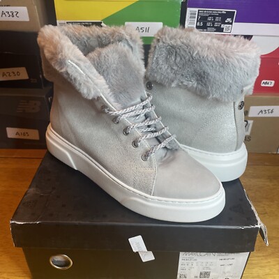 Marc Cain Grey Sneakers Women s Size 9 / EU 40 NWB *$440 Retail*
