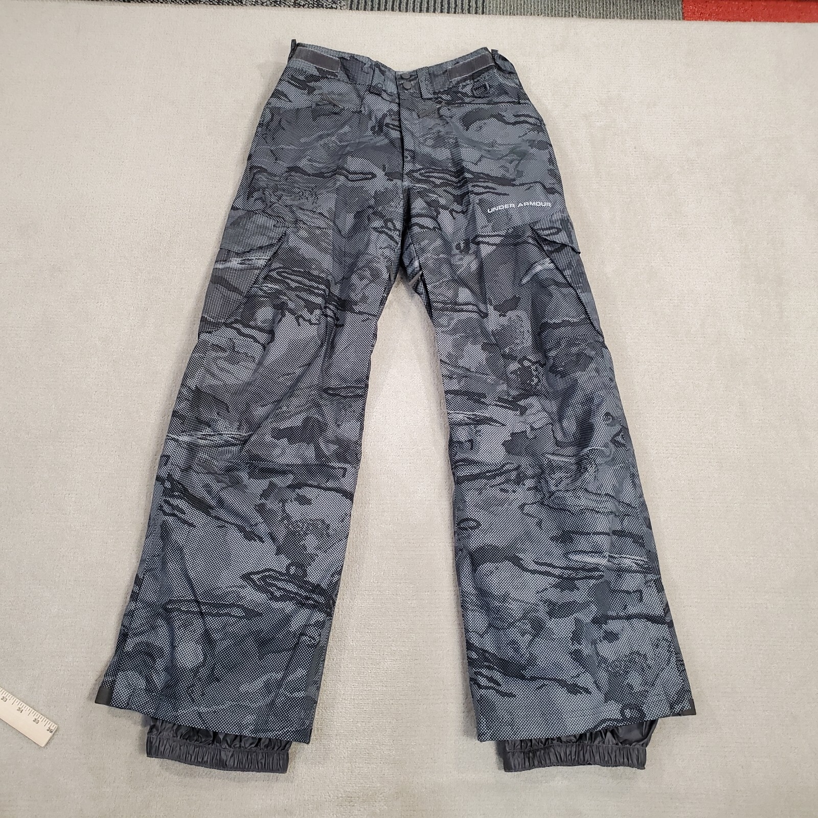 Under Armour Storm Pants Mens Small Gray Camo Primaloft Infrared