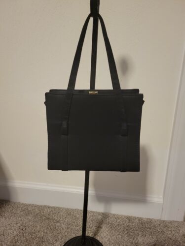 Vintage Magid Black Fabric Bag Purse handbag with 