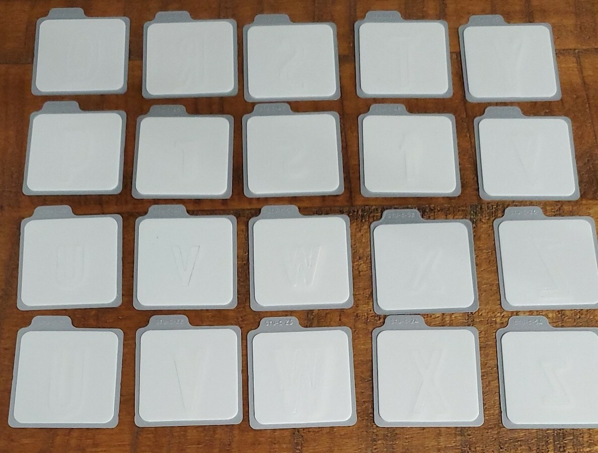 QuicKutz 2X2 STUDIO CLASSIC Alphabet Cutting Dies Upper