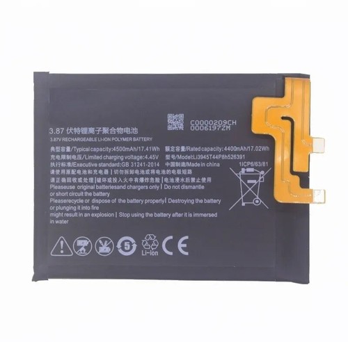 4500mAh Li3945T44P8H526391 Replacement Battery For ZTE Nubia Red Magic 5 - Zdjęcie 3 z 5
