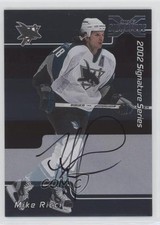 2002 ITG Be A Player Signature Series 2001-02 Buybacks Mike Ricci #122 Auto 1o3