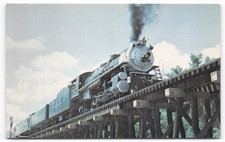 Southern Railway 4501 Steam Locomotive Fargo GA Suwannee River Postcard